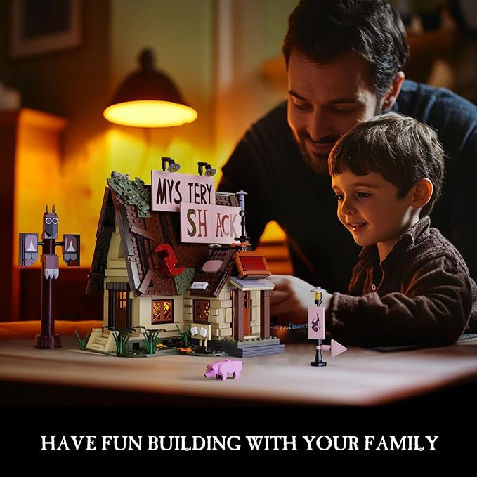 Gravity House Building Sets, Mystery Shack Building Toys Compatible with Lego, Collectible & Buildable Fun Model Toys, Collection Gift for 6+ Boys Girls Adults and TV Fans (965 PCS)