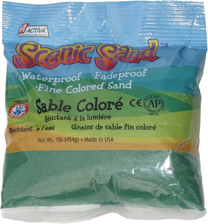 ACTIVA Scenic Sand, 1-Pound, Forest Green