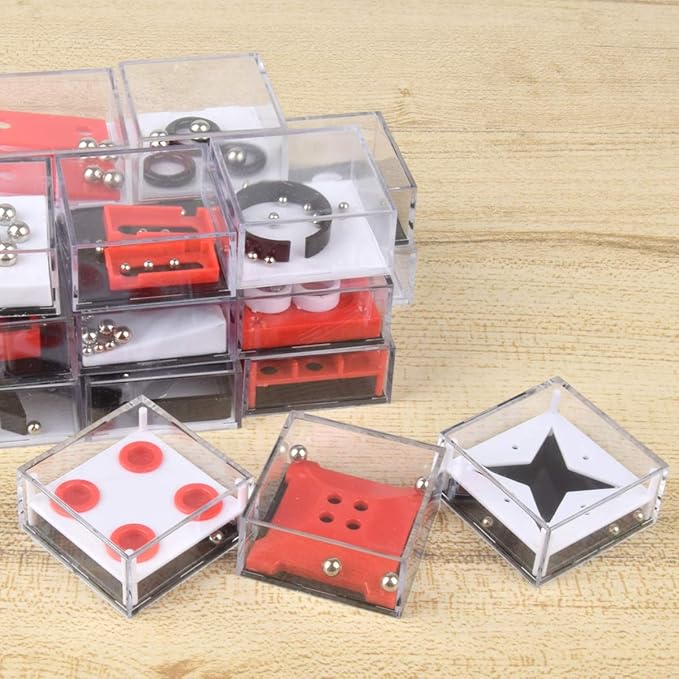 Puzzle Toy Box Game Kids Teenager Balance IQ Party Favor Games Cube Puzzle Stocking Stuffers for Party Favors Supplies -24 Puzzles