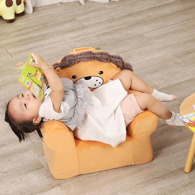 Cuddly Toddler First Chair, Premium Character Chair, Little Lion, 18 Month up to 3 Years
