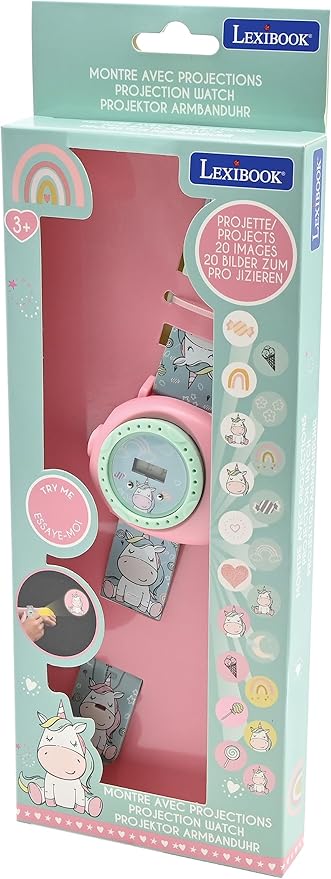 Lexibook - Adjustable Projection Watch Digital Screen - 20 Images – for Children