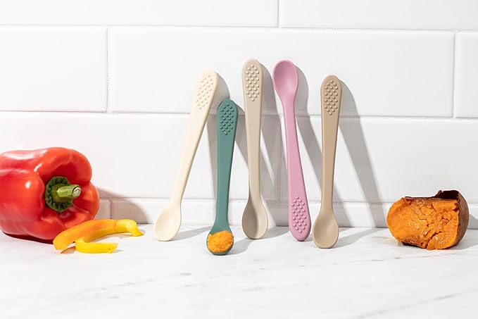 Baby Spoons - Infant Spoons First Stage-First Stage Baby Feeding Spoon Set Gum Friendly - BPA Free