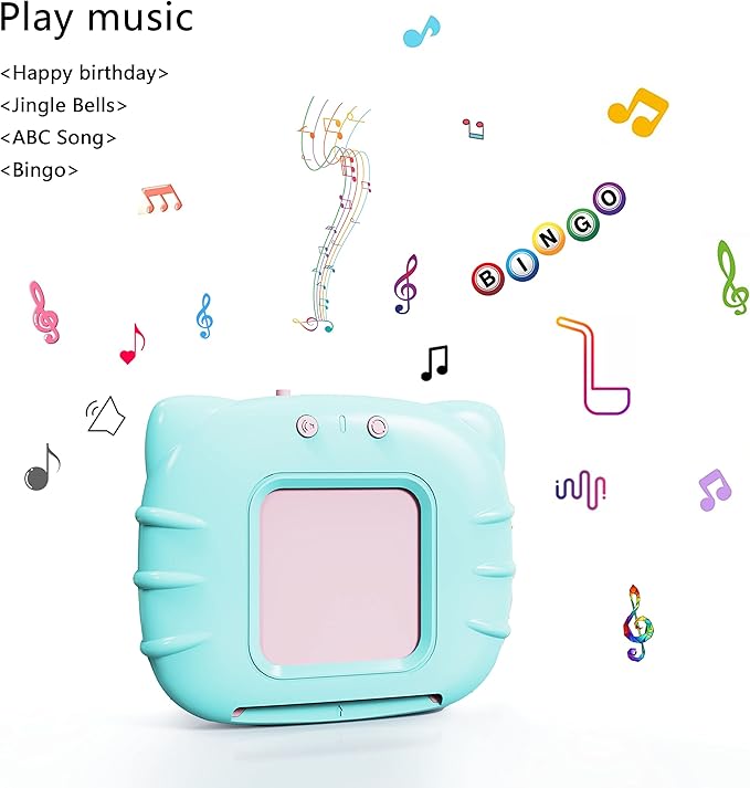 Lapare Spanish and English Bilingual Audible Flash Cards Toy with Music for Toddlers 1 2 3 4 5, Learn Spanish and English for Kids, Niñas, Niños, Bebes