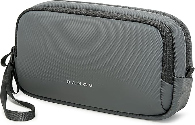 BANGE Cable Organizer Pouch，Water Resistant Tech Accessories Bag Carry Storage，Electronic Accessory Case for Charger, Cables, Power Bank, Hard Drive, Cords