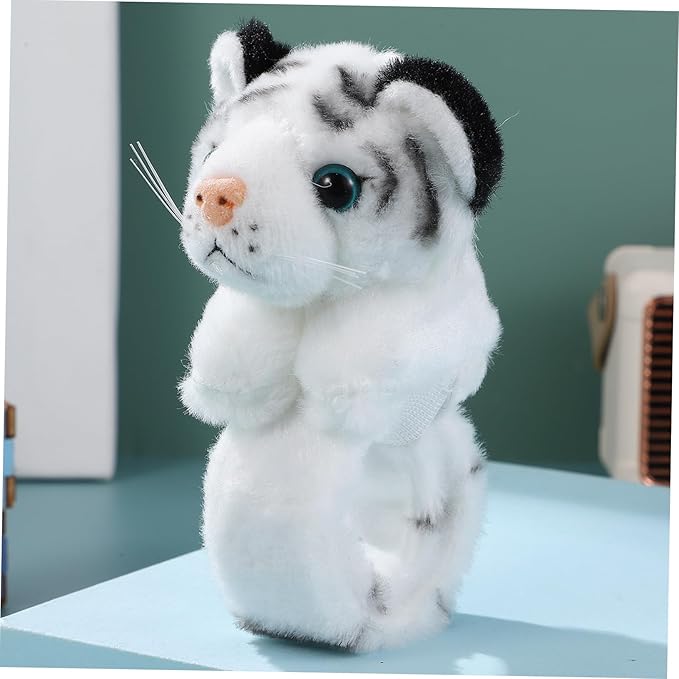 Abaodam Animal Slap Bracelet Tiger Slap Bracelet Plush Stuffed Animal Slap Bracelets Snap Wrist Band for Kids Birthday Party