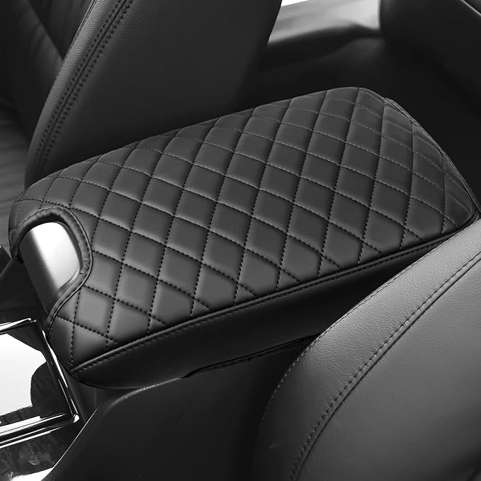 Bercicci Center Console Armrest Cover Compatible with Honda 2008-2012 Accord Accessories Leather Material Center Console Liner Protection