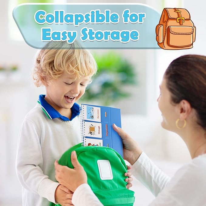 Aizweb Sentence Building for Kids,Speech Therapy Learn to Read for Preschool Kindergarten 1st 2nd Grade Classroom Must Haves,Phonics Reading Learning Games,Special Education for Homeschool Supplies