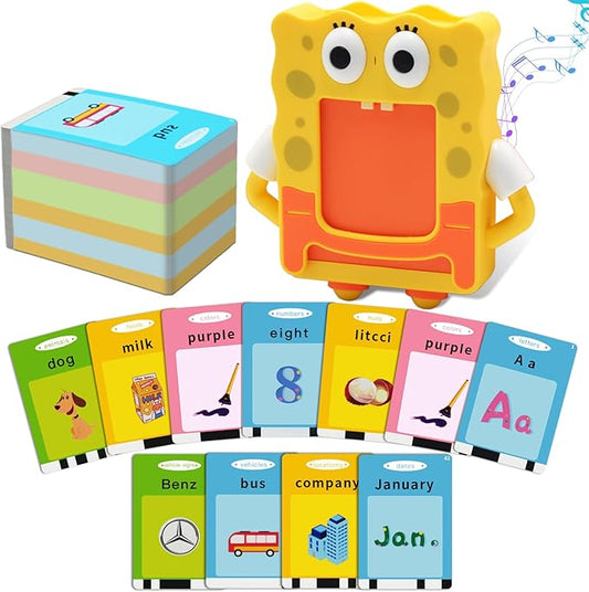 Toddler Toys Talking Flash Cards for 1 2 3 4 5 6 Year Old,Speech Therapy Montessori Toys with 384 Sight Words Learning Educational Gifts,Autism Sensory Toys for Autistic Children