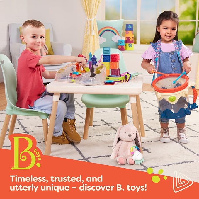 B. toys- Mini Chef - Build-a-Burger Playset- Pretend Play Wooden Burger Play Set – Play Food & Role-Play Accessories – Cooking Toys for Kids- 3 Years +