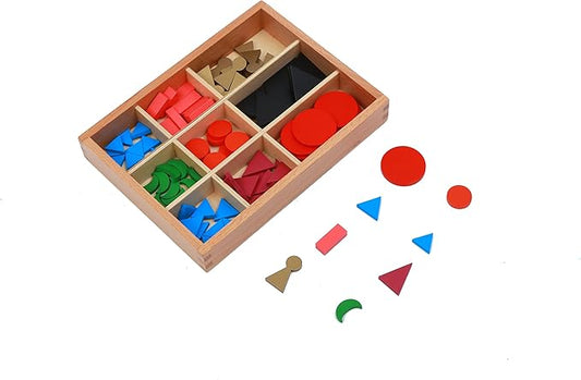 Adena Montessori Basic Wooden Grammar Symbols with Box Montessori Grammar Learning Language Development Materials