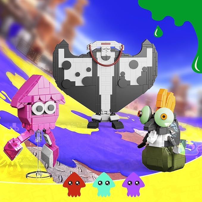 Game Cartoon Building Sets, Figure Building Blocks Kits Compatible with Lego, Stable Lovely Building Model Creative Idea Gift for Boys Teens Kids 8+ (497 Pieces)