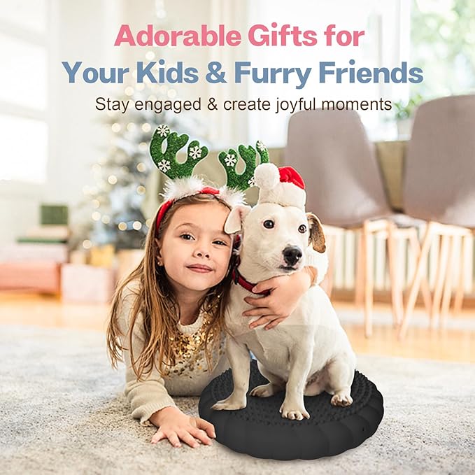 Wobble Cushion, Extra Thick Wiggle Seat for Sensory Kids, Non-slip Balance Disc with Inflation Pump for Adults Core Strength, Posture Improvement & Physical Therapy (13.5in/34cm)