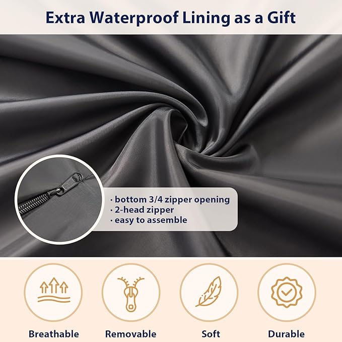 Bean Bag Cover(No Filler), Fluffy Beanbag Chairs Cover Only, Stuffed Animal Storage Bean Bag, Washable Lazy Sofa Beanbag Cover Without Filler, 6FT, Black