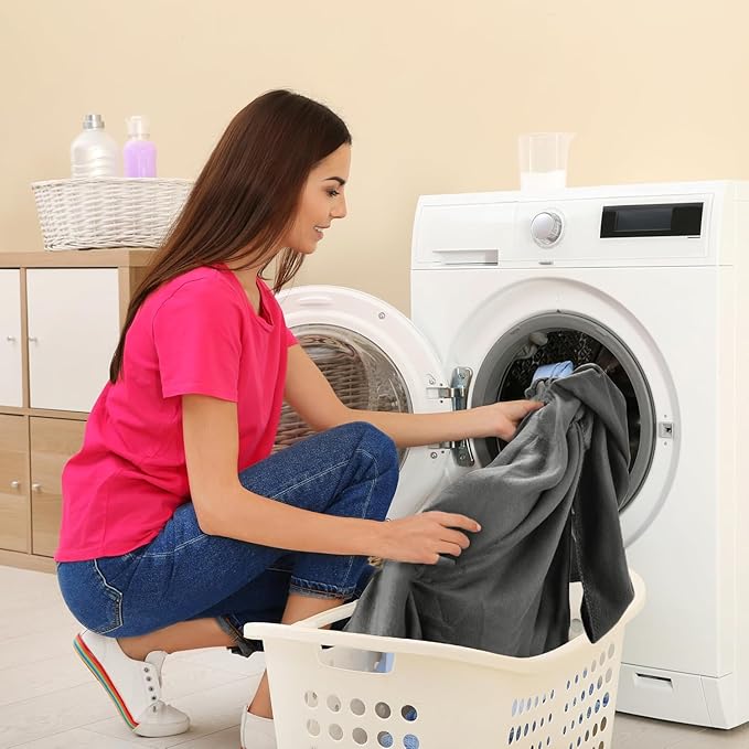 Fleece Throw Blankets Bulk Fleece Blankets Solid Wholesale Lightweight Warm Soft for Pet Bed Sofa Couch Office Wedding Gifts Travel Seasons Assorted #13 50x60 Inches Pack of 6