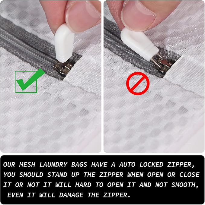 SUERIV Extra Large Honeycomb Mesh Laundry Bag125gsm Net Fabric Durable and Reusable Delicate Wash Bag,Travel Organization Bag for Lingerie,Clothes,Jeans,Bath Towel,Sock (3 Large)