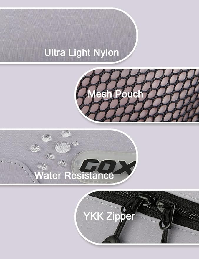 GOX Small Travel Toiletry Bag, Dopp Kit Case For Men, Multifunction Cosmetics Organizer Pouch (Lavender Purple)