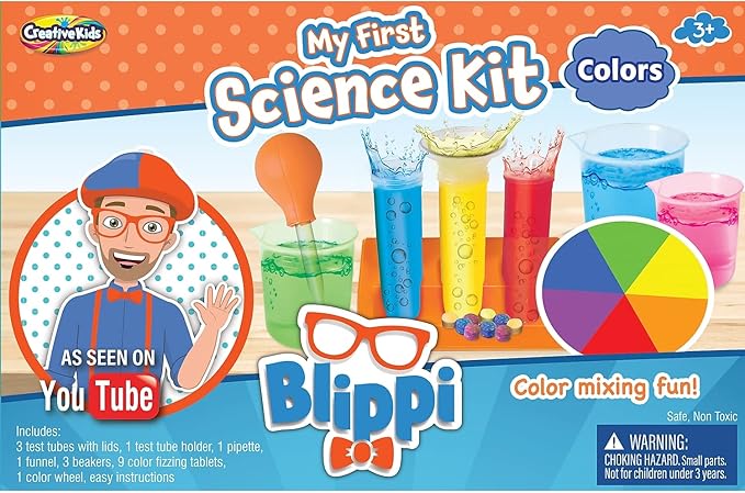 Blippi My First Science: Science Kit with Color Experiments