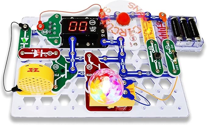 Snap Circuits “Arcade”, Electronics Exploration Kit, Stem Activities for Ages 8+, Full Color Project Manual (SCA-200)