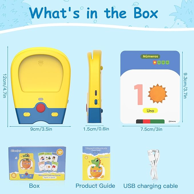 Toddler Talking Flash Cards with 400 Sight Words Toddler Toys for 1 2 3 4 5 Year Old Boys and Girls-Montessori Toys,Speech Therapy,Autism Sensory Toys Learning Educational Toys