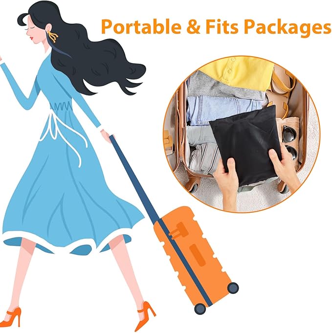 Airplane Footrest with No Feet Clashing Support Design, Portable Travel Foot Hammock to Relax Your Foot, Memory Foam Plane Foot Rest