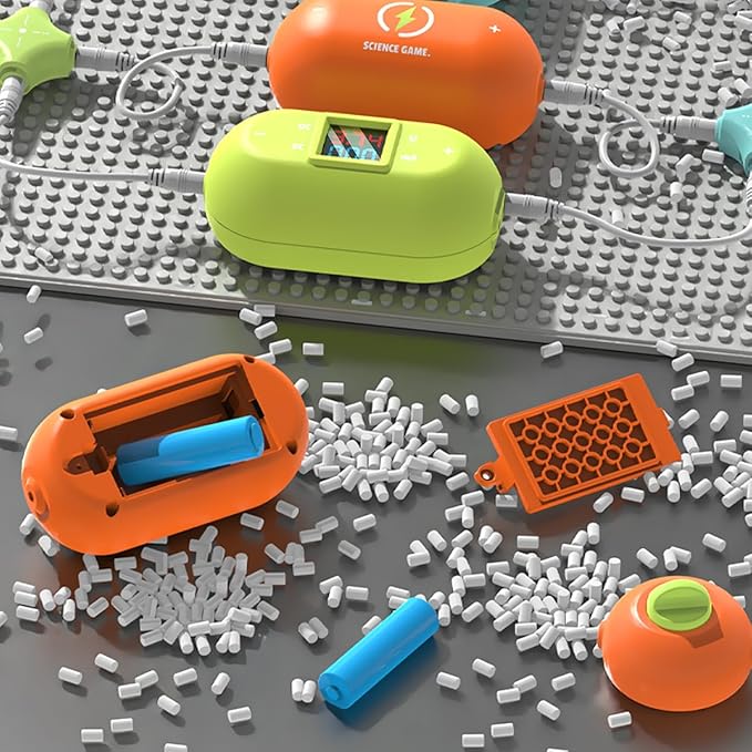 Circuit Kits for Kids - 420+ Electronics Projects, STEM Physics Science Kit with Full Project Manual, Circuits Block Board Educational Toy for Gift for Boys Girls Toddlers Ages 3+