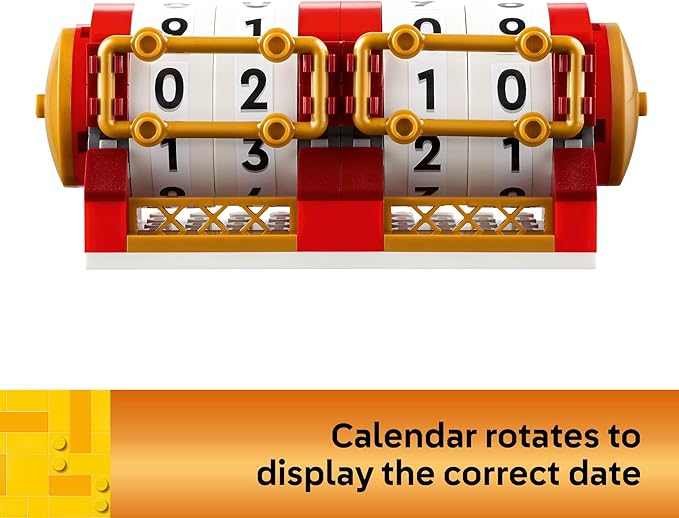 LEGO Festival Calendar - Lunar New Year Building Toy for Kids, Boys and Girls, Ages 10+ - Dragon Boat Festival Learning & Educational Toy - with Calendar for Holiday Decorations - 40678