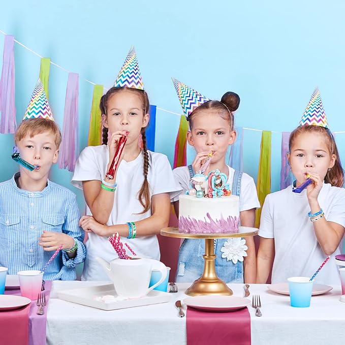 48 Pieces Shark Party Favors Shark Wristbands Shark Birthday Party Bracelets Shark Silicone Wristbands for Shark Themed Parties, Deep Ocean Parties, Under The Sea Clubs, Team Building Activities