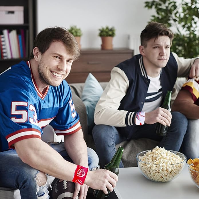 48pcs Baseball Party Slap Bracelets Sport Slap Bracelets for Kids Baseball Theme Bracelets Motivational Wristband Bracelets Classroom Prizes Birthday Gifts Baseball Party Favors