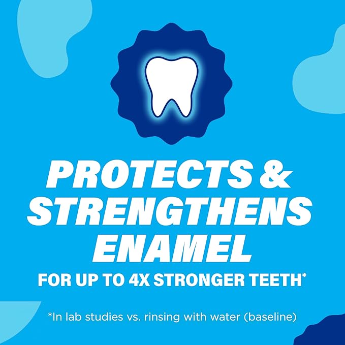 ACT Kids Anticavity Fluoride Mouthwash, Sugar & Alcohol Free Mouth Rinse Strengthens Teeth, Bubble Gum Blowout, 16.9 fl. oz.