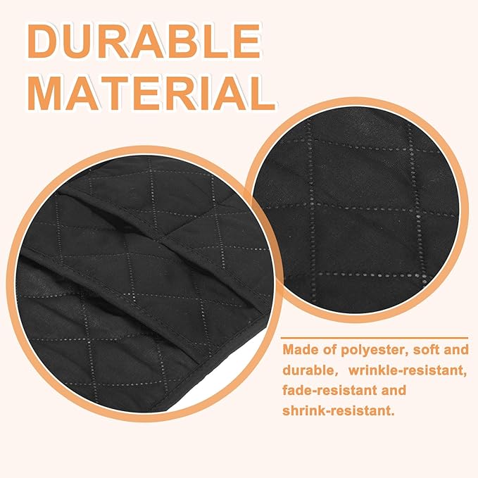 uxcell Couch Sofa Armrest Organizer Non-Slip Chair Arm Recliner Remote Control Organizer with 6 Pockets for Books, Magazines, Tablet, Phone, Plaid Black