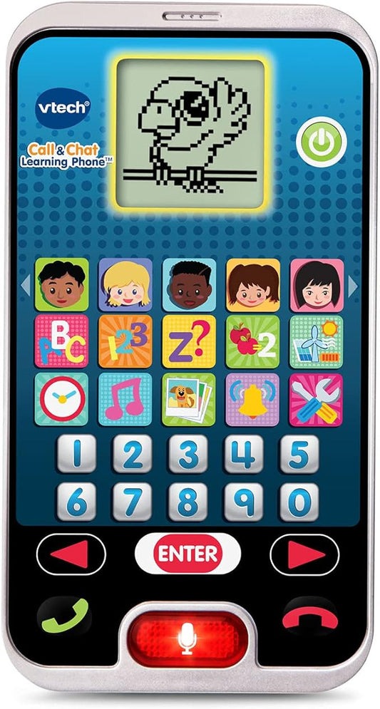 VTech Call and Chat Learning Phone, Black