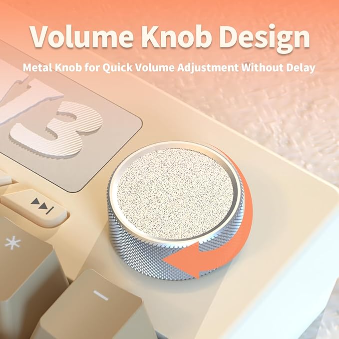 NACODEX AK35I V3 104-Key Full Size Wired Gasket Mount Gaming Keyboard with Multimedia Buttons & Knob Control | Five Layer Pad | OEM Profile PBT Keycaps | White Backlit Custom Keyboard