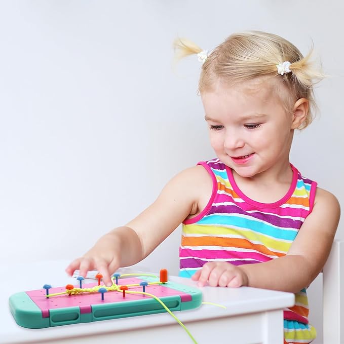 Happytime Friendship Bracelet Making Kit for Girls Birthday Gift Toy, Gir DIY Jewelry Making Kit Arts and Crafts for Kids, Fashion Fun Necklace Ring Bracelet Set