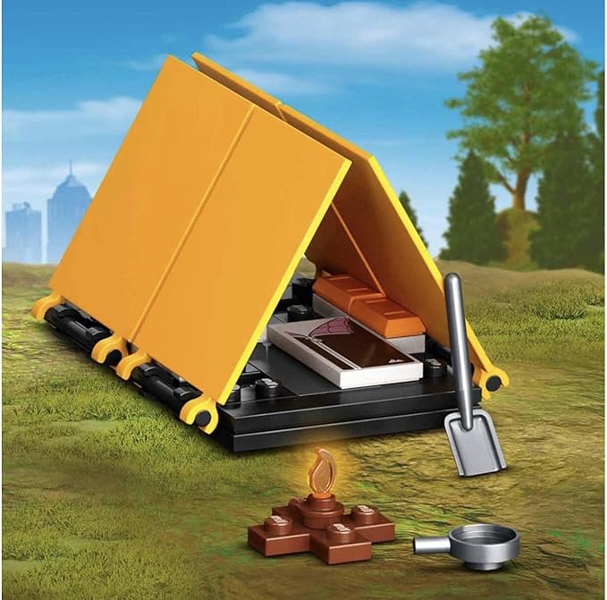 LEGO City 60387 4WD Off-Road Adventure Toy Blocks, Present, Vehicle, Glue, Boys, Girls, Ages 6 and Up