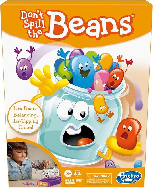 Hasbro Gaming Don't Spill The Beans Game | Balancing Board Game for Boys & Girls | Kids Preschool Games | Easter Gifts for Girls & Boys | 2 Players | Ages 3+