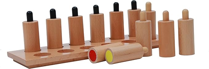 Adena Montessori Pressure Cylinders Elementary Montessori Materials for 3 Year Old