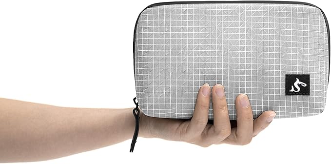 SIMTOP Cord Organizer Travel Small Tech Bag Pouch Case for Cords, Charger, Hard Drive, Power Bank – Water-Resistant Electronics Organizer, Small Portable Gadget Case for Travel