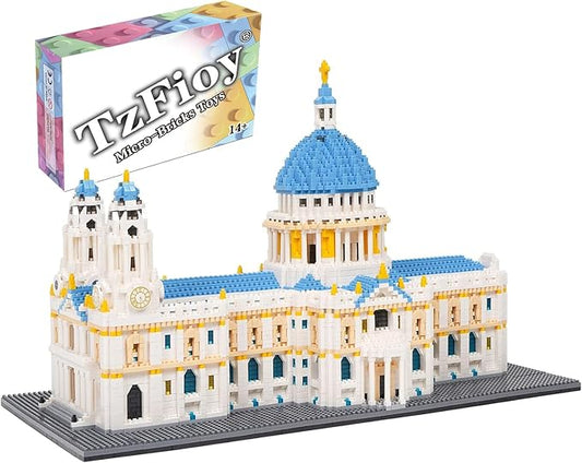 St Paul's Cathedral London Building Blocks Set (7053Pcs) Famous World Architecture Educational Toys Micro Bricks for Kids Adults