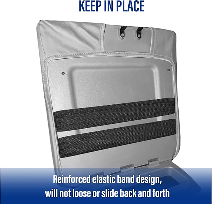 Center Console Armrest Cover for Ford F150 2015-2022, F250 F350 F450 F550 2017-2022, PU Leather Car Interior Accessories, Middle Console Cover Box Lid Protector Cushion Pad (40/20/40 Split Seat Only)