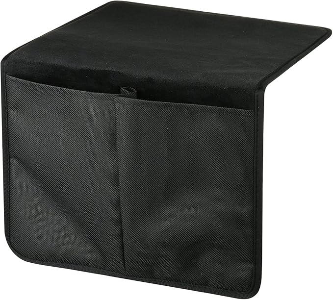 Cosmos Chair Armrest Side Organizer Bedside Caddy Organizer Wheelchair Side Storage Bag Bedside Remote Holder Water Bottle Cell Phone Holder for Couch Recliner Sofa Wheelchair, 10 inches Wide