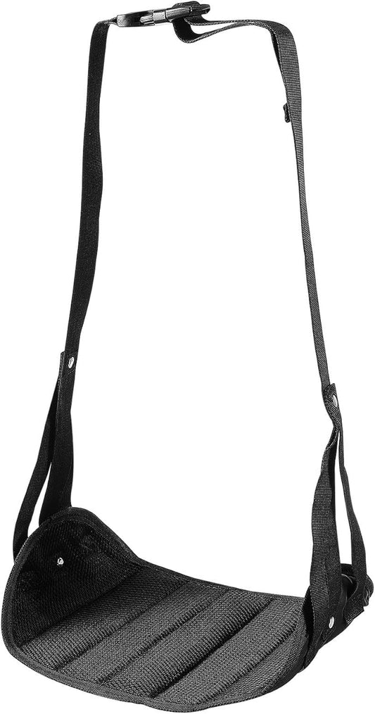 LALAFINA Foot Hammock Under Desk 38X22Cm Comfortable Travel Foot Rest for Airplane and Office