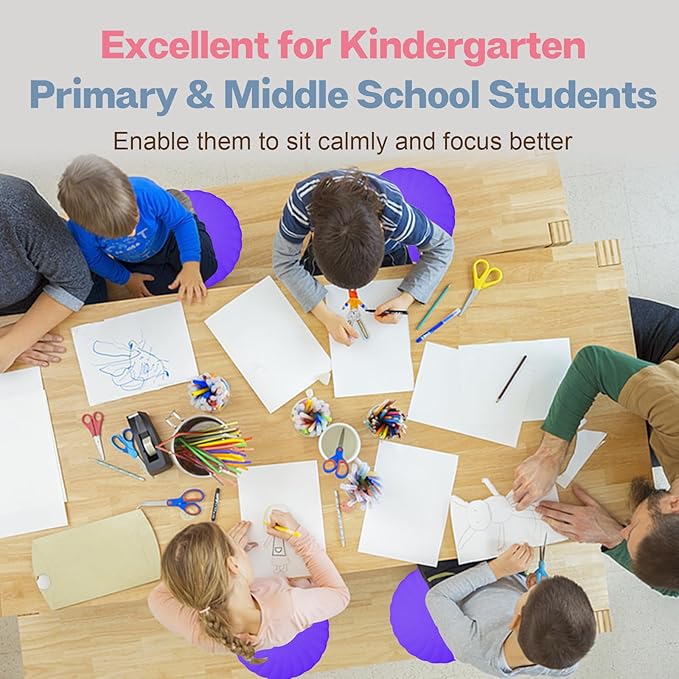 Wobble Cushion, Extra Thick Wiggle Seat for Sensory Kids, Non-slip Balance Disc with Inflation Pump for Adults Core Strength, Posture Improvement & Physical Therapy (13.5in/34cm)