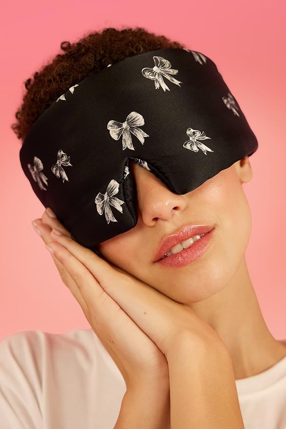 Glow People Silk Sleep Mask – 100% Mulberry Silk Eye Mask for Sleeping, Total Blackout, Cloud-Soft and Adjustable for Beauty Sleep and Travel - Belle