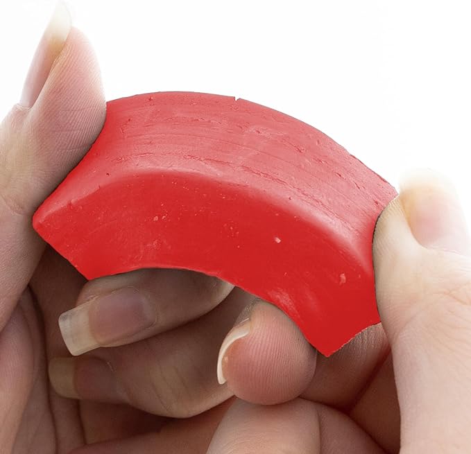 BAZIC Modeling Clay Red Color 1 LB, Light Dough Art Craft, Non Toxic Gift for Artist Kids Toddler Boys Girls, Bulk for Classroom, 24-Pack