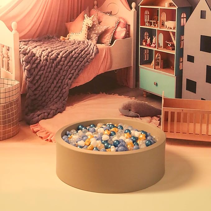 GOGOSO Shape Ball Pits Balls, Star Heart Plastic Play Balls for Toddlers Kids Children, DIY Giant Friendship Bracelet Banner