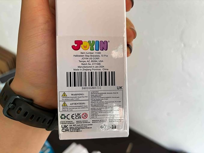 JOYIN 72 PCS Halloween Slap Bracelets for Kids, Halloween Bracelets Bulk for Girls Boys Gifts, Friendship Bracelets Snap Bracelets for Halloween Party Favors Goodie Bag Fillers, Classroom Favors