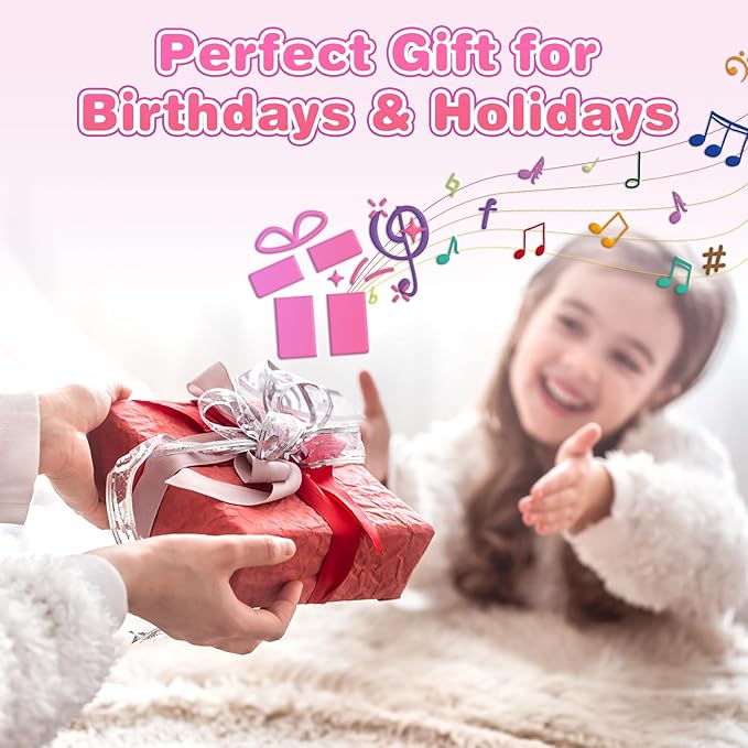 Toddlers Talking Flash Cards with American Accent & 144 Sight Words, Speech Therapy Toys for 3 4 5 6 Years Old Boys and Girls (Pink)