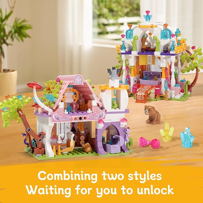 Pink House Building Toy Set Compatible with Lego Friends Creative Fun for Boys and Girls Gift Idea for Kids Aged 6 Years and Up 415 PCS