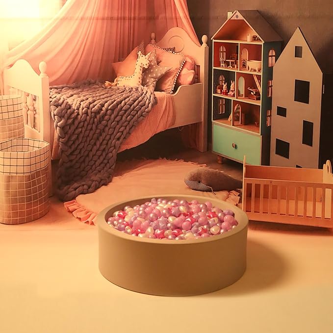 GOGOSO Ball Pit Balls,Plastics Balls for Ball Pit, Stars Hearts Shape for PastelBall for Toddlers Kids