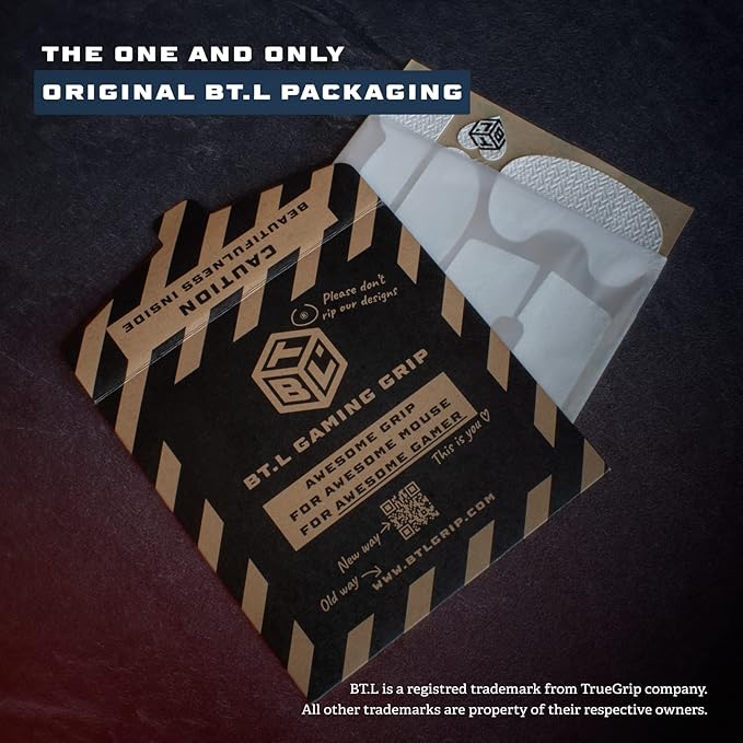 BT.L Mouse Grip for Logitech G PRO Wireless & Logitech G PRO Wireless X Superlight (Black)